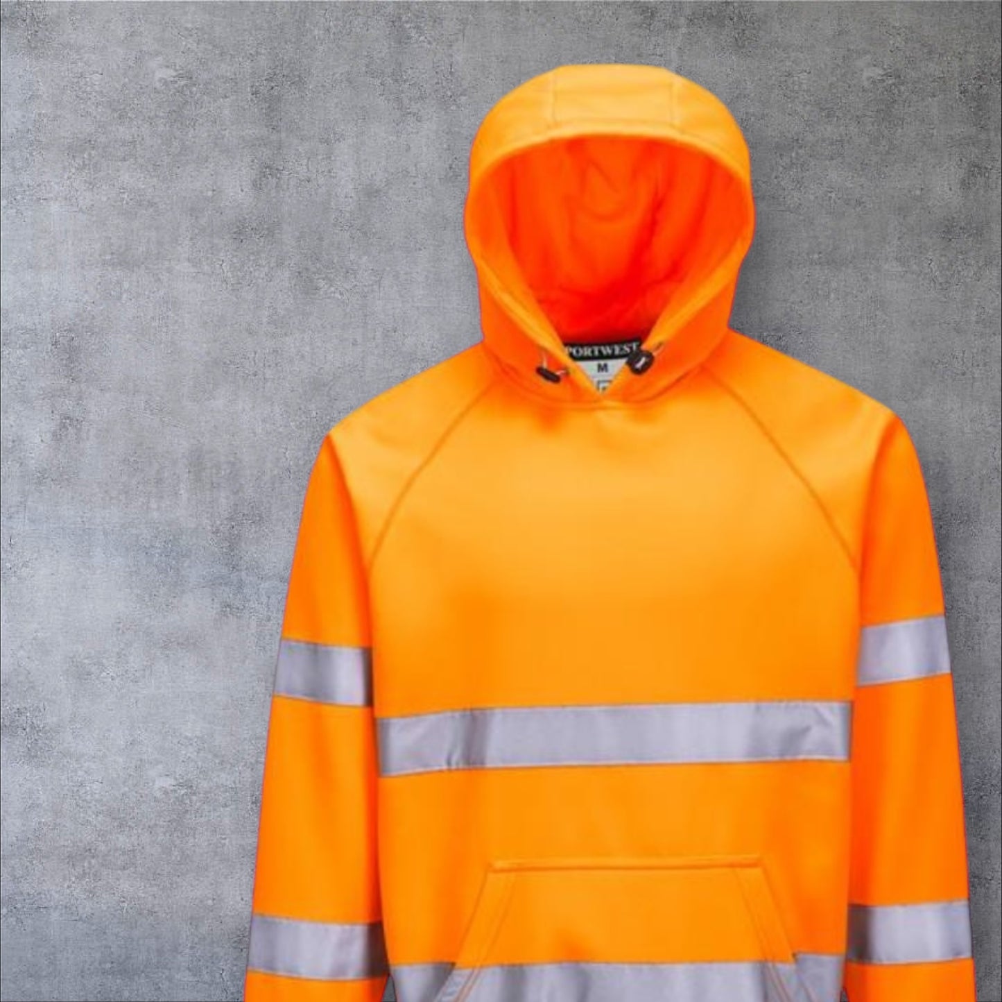 PORTWEST HI-VIS HOODIE