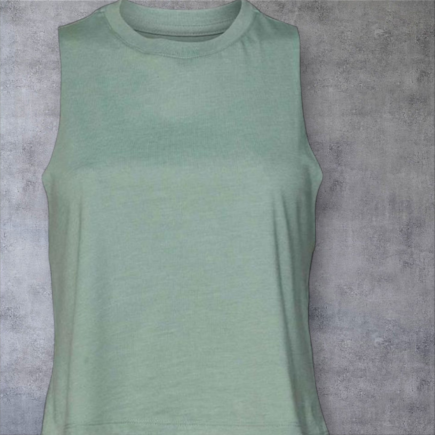 BELLA CROPPED RACERBACK TANK