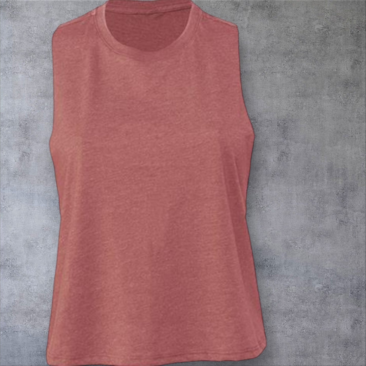 BELLA CROPPED RACERBACK TANK