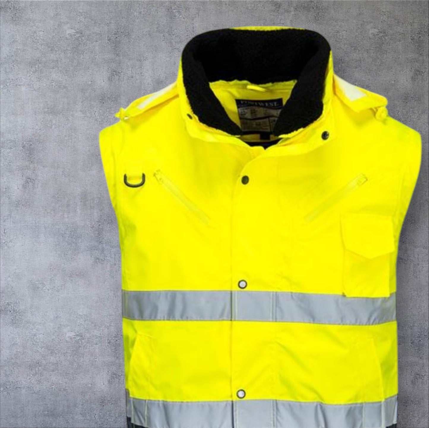 PORTWEST 3-IN-1 HI-VIS BOMBER JACKET