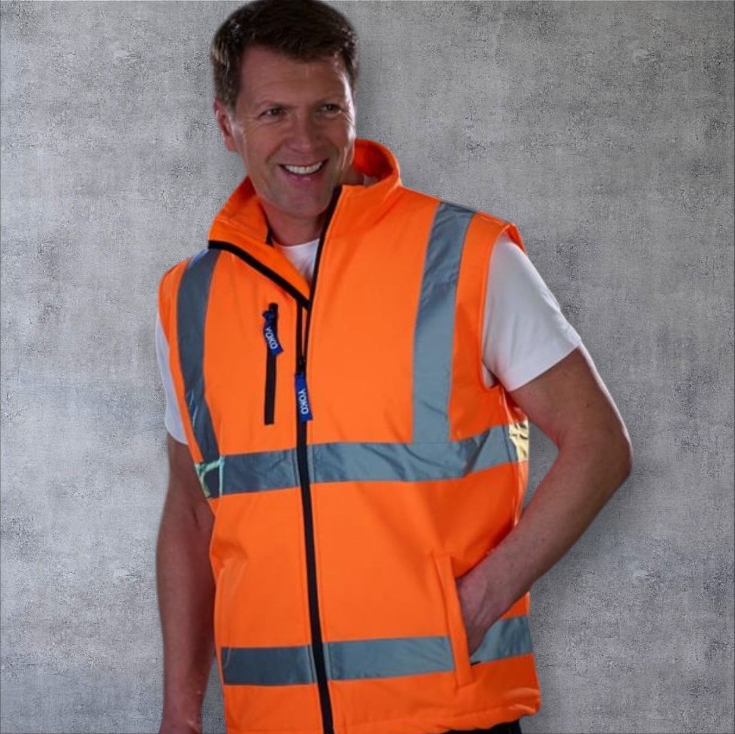 YOKO HI-VIS SOFT SHELL GILET