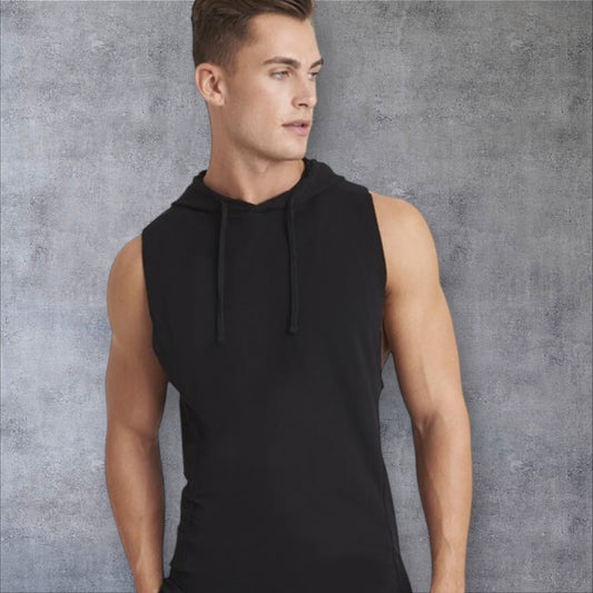 SLEEVELESS HOODIE TANK