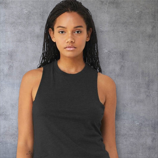 BELLA CROPPED RACERBACK TANK